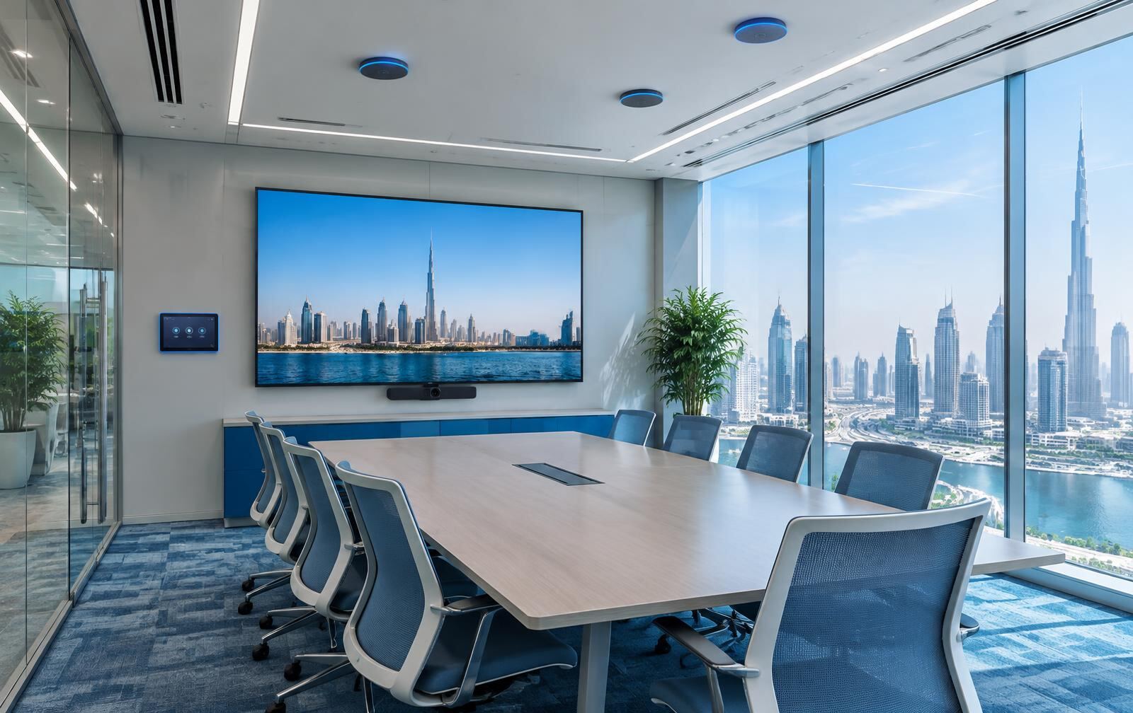 Illustrative concept - not completed client work: Smart Meeting Rooms